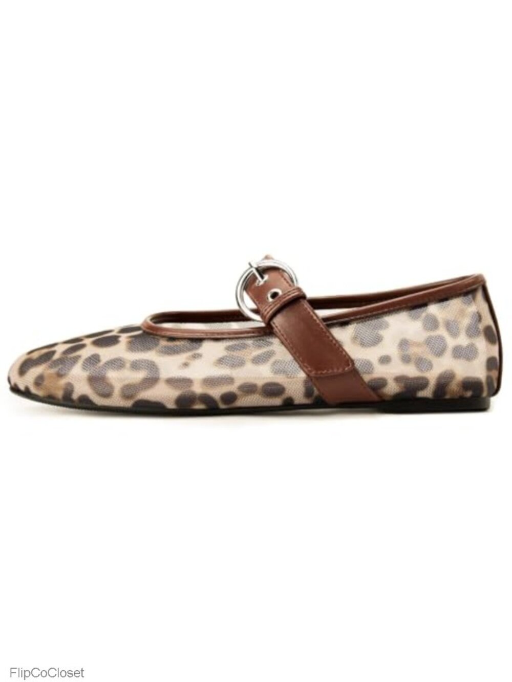 Mesh Ballet Flats Round Toe Mary Jane Shoes